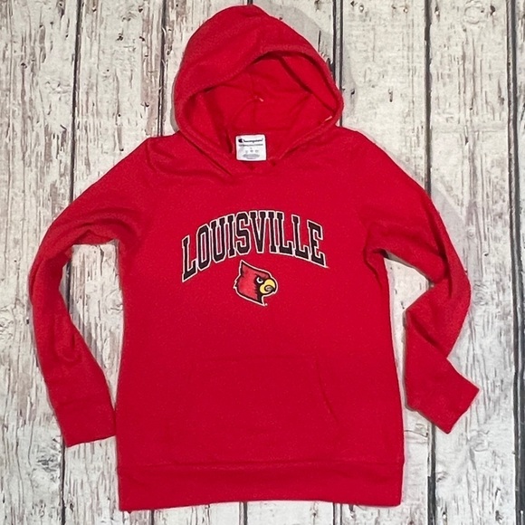 Women's University of Louisville Cardinals NCAA College Champion Sweatshirt - Picture 1 of 4